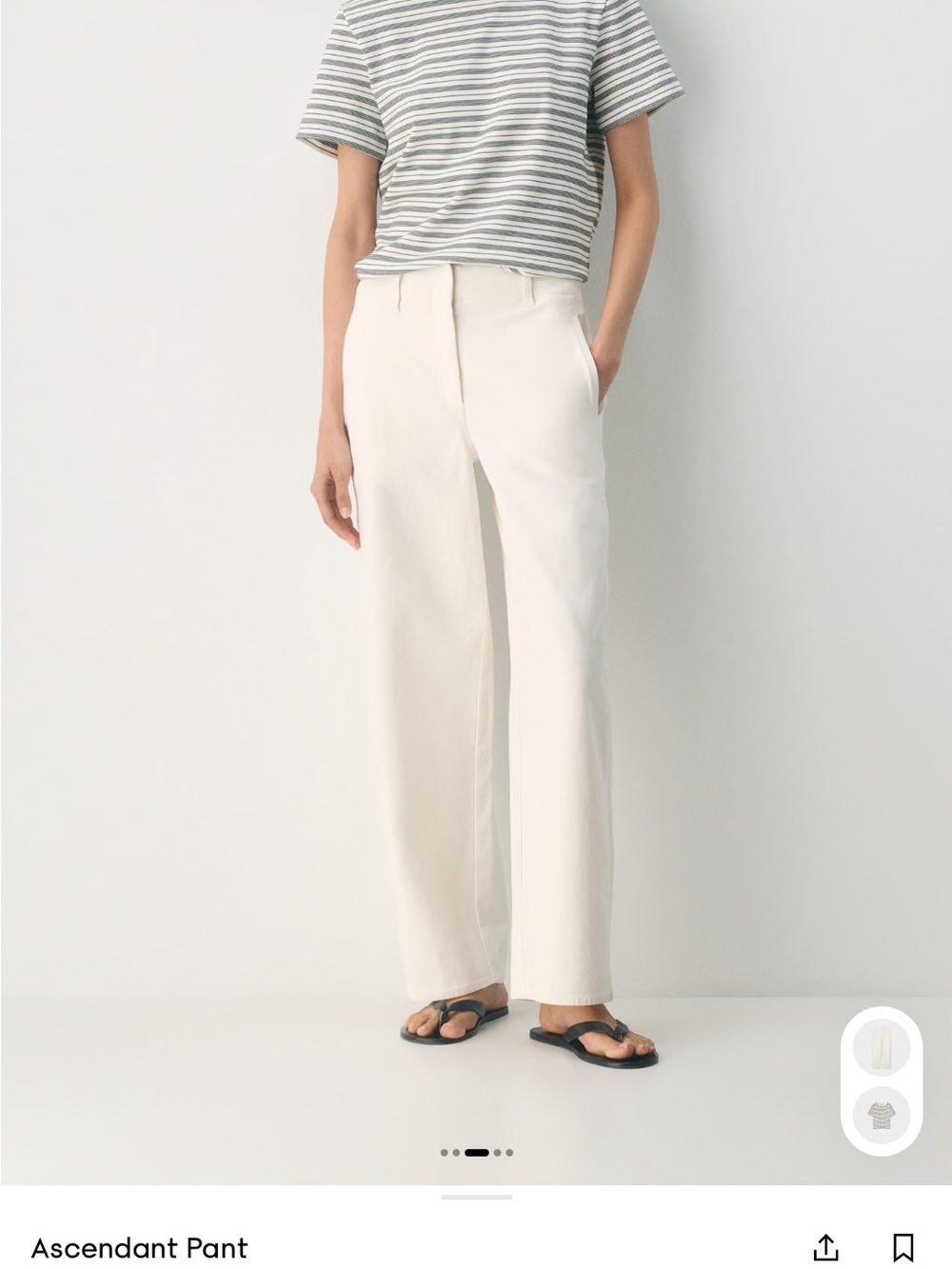 Ascendant Pant in Ivory